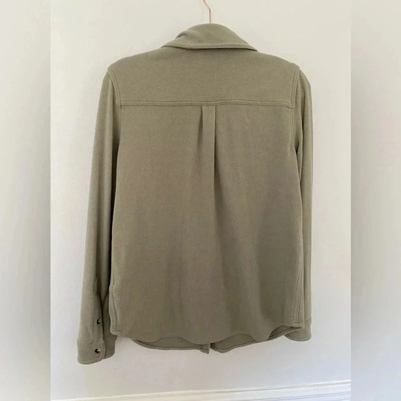 Workshop Republic Button Shacket Scandi Preppy Parisian Western Desert Autumn - Picture 3 of 10